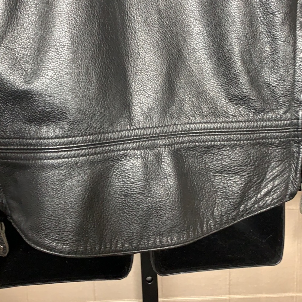 [Harley-Davidson] - Leather Motorcycle Riding Jacket - Picture 7 of 9